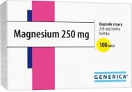 Generica Magnesium 250mg 100tbl - cena, srovnání