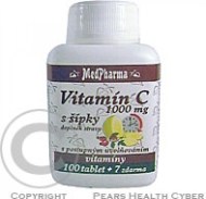 MedPharma Vitamín C 1000mg so šípkami 107tbl - cena, srovnání