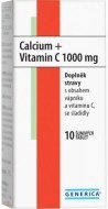 Generica Calcium + Vitamín C 1000mg 10ks - cena, srovnání