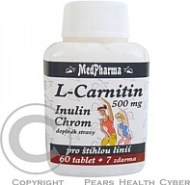 MedPharma L-Carnitín + Inulín + Chróm 67tbl - cena, srovnání