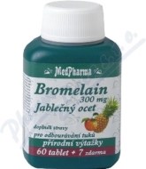 MedPharma Bromelain + Jablčný ocot + Lecitin 67tbl - cena, srovnání