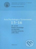 Acta Psychologica Tyrnaviensia 15-16 - cena, srovnání