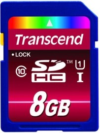 Transcend SDHC Class 10 8GB