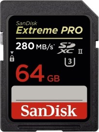 Sandisk SDXC Extreme Pro UHS-II Class U3 64GB