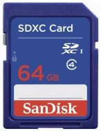 Sandisk SDXC Class 4 64GB - cena, srovnání