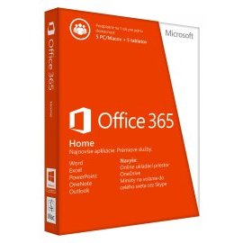 Microsoft Office 365 Home Premium SK 32/64bit Medialess 1r.