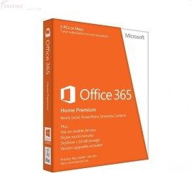 Microsoft Office 365 Home Premium CZ 32/64bit Medialess 1r.