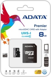 A-Data Micro SDHC Premier UHS-I Class 10 8GB