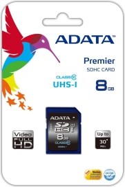 A-Data SDHC Premier UHS-I Class 10 8GB