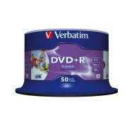 Verbatim 43512 DVD+R 4.7GB 50ks - cena, srovnání