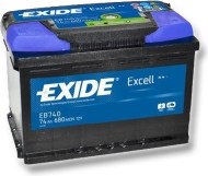 Exide Excell EB741 74Ah - cena, srovnání