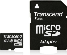 Transcend Micro SDHC Class 10 4GB