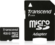 Transcend Micro SDHC Class 10 4GB - cena, srovnání