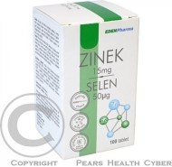 Edenpharma Zinok + Selén 100tbl - cena, srovnání