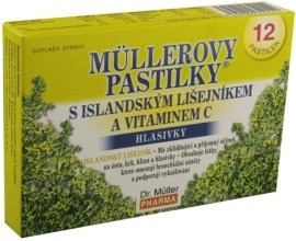 Dr. Muller Müllerove pastilky s Islandským Lišajníkom a Vitamínom C 12ks