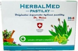 Simply You HerbalMed pastilky Dr.Weiss pri kašli 24+6ks