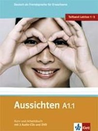 Aussichten A1.1 - nemecká učebnica s pracovným zošitom vr. CD a 1 DVD
