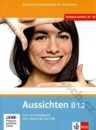 Aussichten B1.2 - nemecká učebnica s pracovným zošitom vr. CD a 1 DVD - cena, srovnání