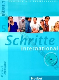 Schritte international 5 - učebnica nemčiny a pracovný zošit + CD k PZ