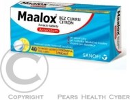 Sanofi-Aventis Maalox bez cukru 40tbl - cena, srovnání