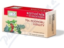 Fytopharma Kotvičník + Schizandra 30tbl