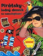 Pirátsky lodný denník so samolepkami - cena, srovnání