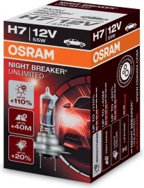 Osram H7 Night Breaker Unlimited PX26d 55W 1ks