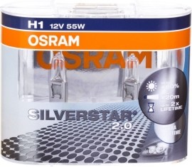 Osram H1 Silverstar 2.0 P14.5s 55W 2ks