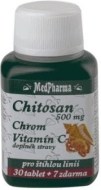 MedPharma Chitosan + Vitamín C + Chróm 67tbl - cena, srovnání