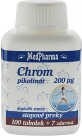 MedPharma Chróm Pikolinát 200mcg 107tbl