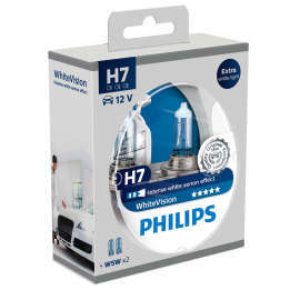 Philips H7 WhiteVision PX26d 55W 2ks