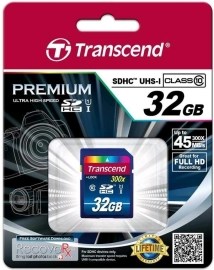 Transcend SDHC UHS-I 300x Class 10 32GB