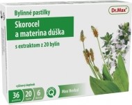 Dr. Max Pharma Bylinné pastilky Skorocel a Materina dúška 36tbl - cena, srovnání