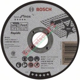 Bosch Best for Inox Rapido 2608603490 115x22.23mm