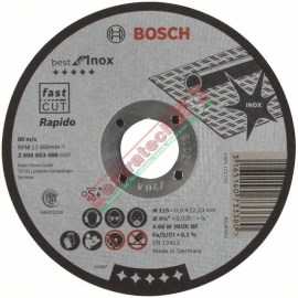 Bosch Best for Inox Rapido 2608603486 115x22.23mm