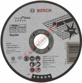 Bosch Best for Inox Rapido 2608603492 115x22.23mm