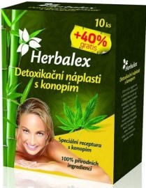 Quantec Herbalex Detoxikačná náplasť s konopou 14ks