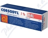 Glaxosmithkline Corsodyl 1% gél 50g - cena, srovnání