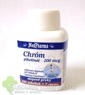 MedPharma Chróm Pikolinát 200mcg 37tbl - cena, srovnání