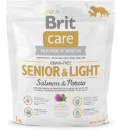 Brit Care Dog Grain-free Senior & Light Salmon & Potato 1kg - cena, srovnání