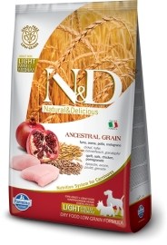 ND Low Grain Dog Light S/M Chicken & Pomegranate 2.5kg