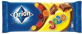Nestlé Orion mliečna čokoláda s želé Jojo 170g