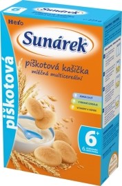 Hero Sunarka Piškótová kašička mliečna s 8 cereáliami 225g