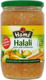 Hame Halali zmes zeleniny a korenia na prípravu omáčok v slanokyslom náleve 630g