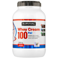 Survival Whey Cream 100 Fair Power 2000g - cena, srovnání