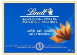 Lindt & Sprüngli Thins milk švajčiarska mliečna čokoláda 145g