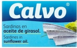 Calvo Conservas Sardinky v slnečnicovom oleji 120g