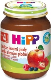 Hipp Bio jablká s lesnými plodmi 125g