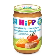 Hipp Bio cestoviny s rajčinami a teľacím mäsom 220g - cena, srovnání