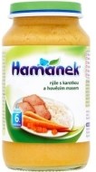 Hame Hamánek Ryža s karotkou a s kúskami hovädzieho detský príkrm 230g - cena, srovnání